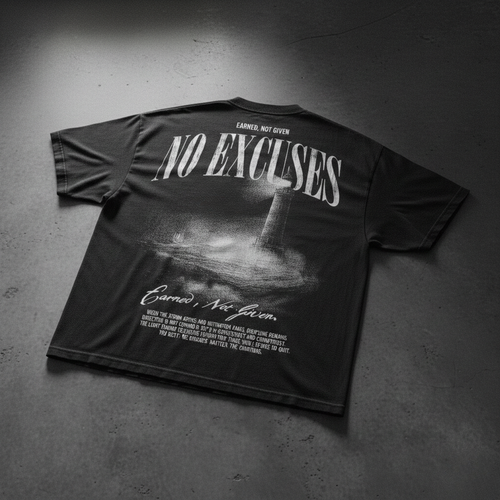 Mérité. Pas donné. T-Shirt